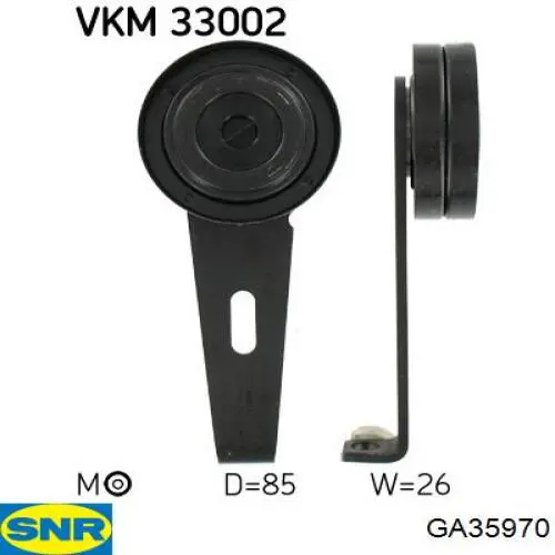 Натяжной ролик SNR GA35970 цена, от 41.81 USD