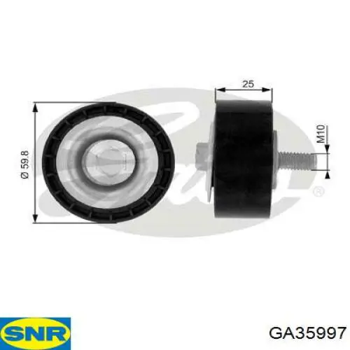 Купить GA35997 SNR Натяжной ролик