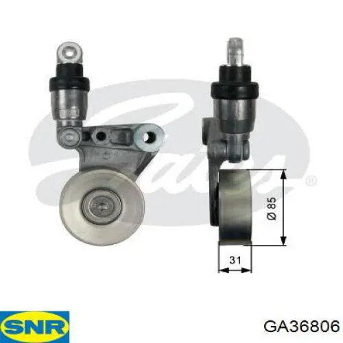 GA36806 SNR натяжитель приводного ремня