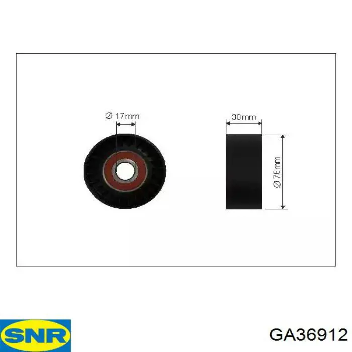 Ролик паразитный SNR GA36912