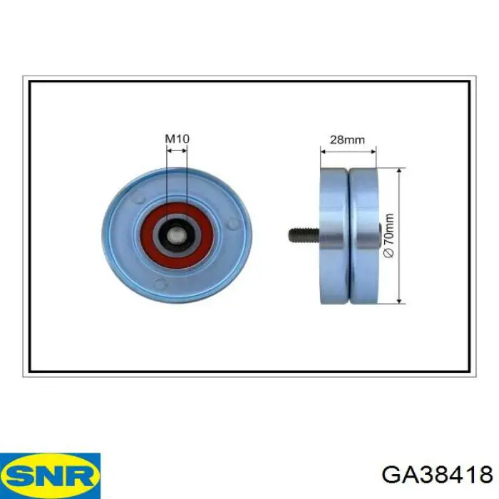 Купить GA38418 SNR Паразитный ролик