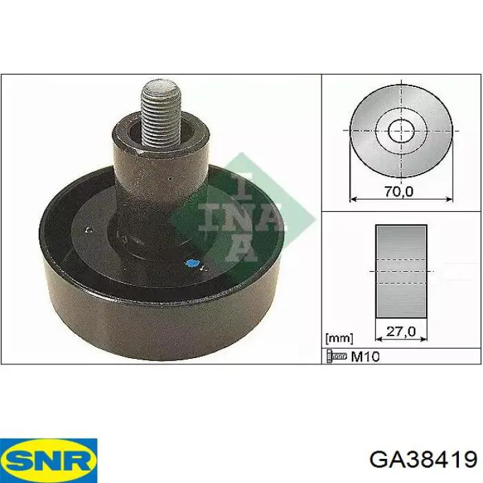 Ролик паразитный SNR GA38419