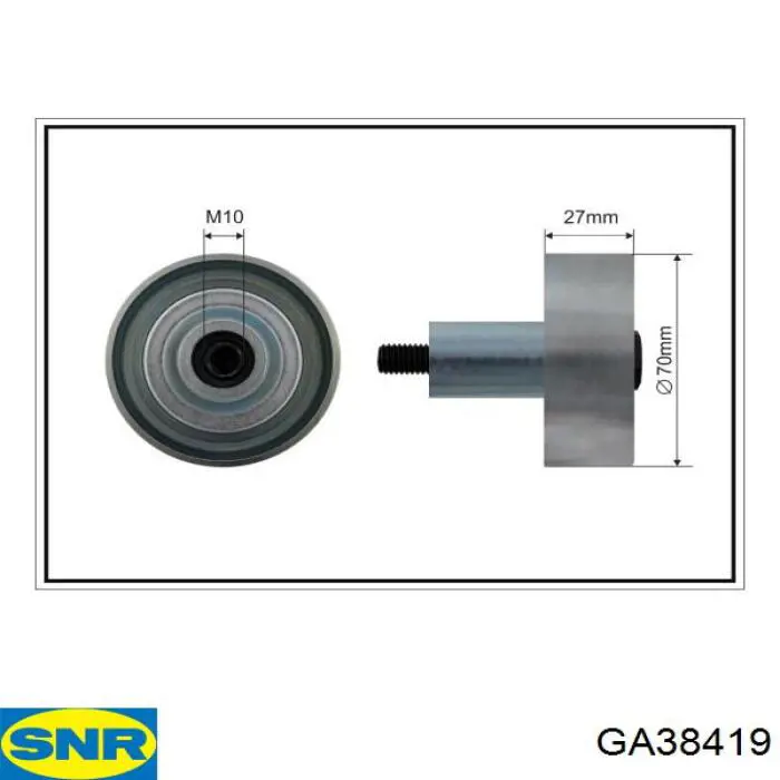 Паразитный ролик GA38419 SNR