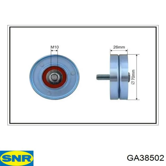 GA385.02 SNR натяжной ролик