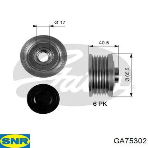 Poleas juego de piezas GA75302 SNR