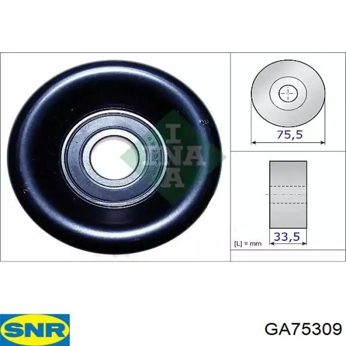 Купить GA75309 SNR Шкив ремня генератора