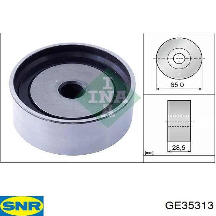 Rodillo intermedio de correa dentada GE35313 SNR