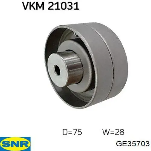 Купить GE35703 SNR Ведуший ролик ГРМ