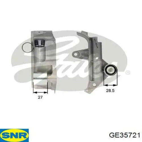 Tensor, correa dentada GE35721 SNR