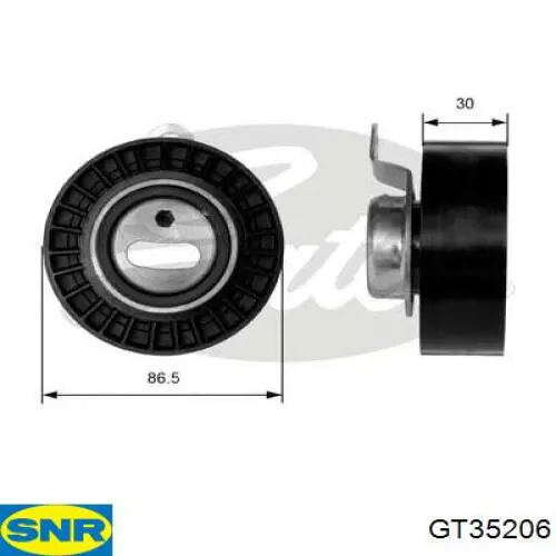 GT35206 SNR ролик грм