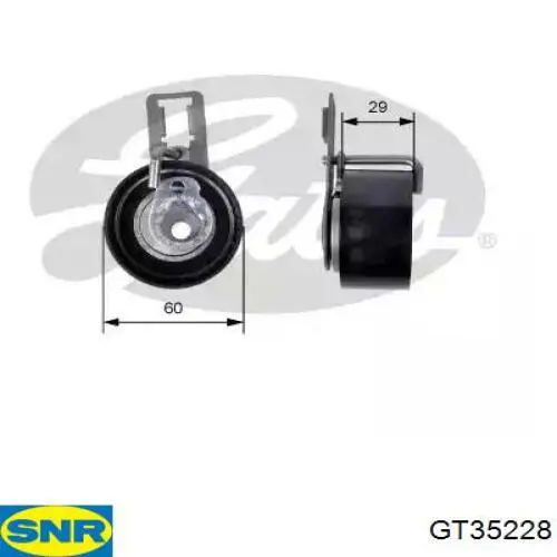 Натяжной ролик ремня ГРМ NTN GT35228 цена, от 28.49 USD