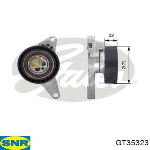 Ролик натяжителя ремня газораспределения GMB 93202400 цена, от 34.46 USD