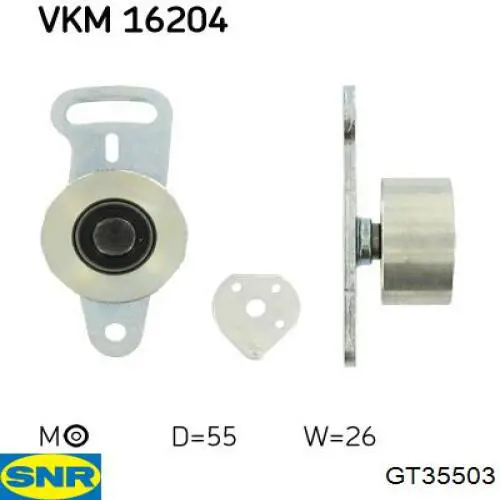 GT35503 SNR ролик грм