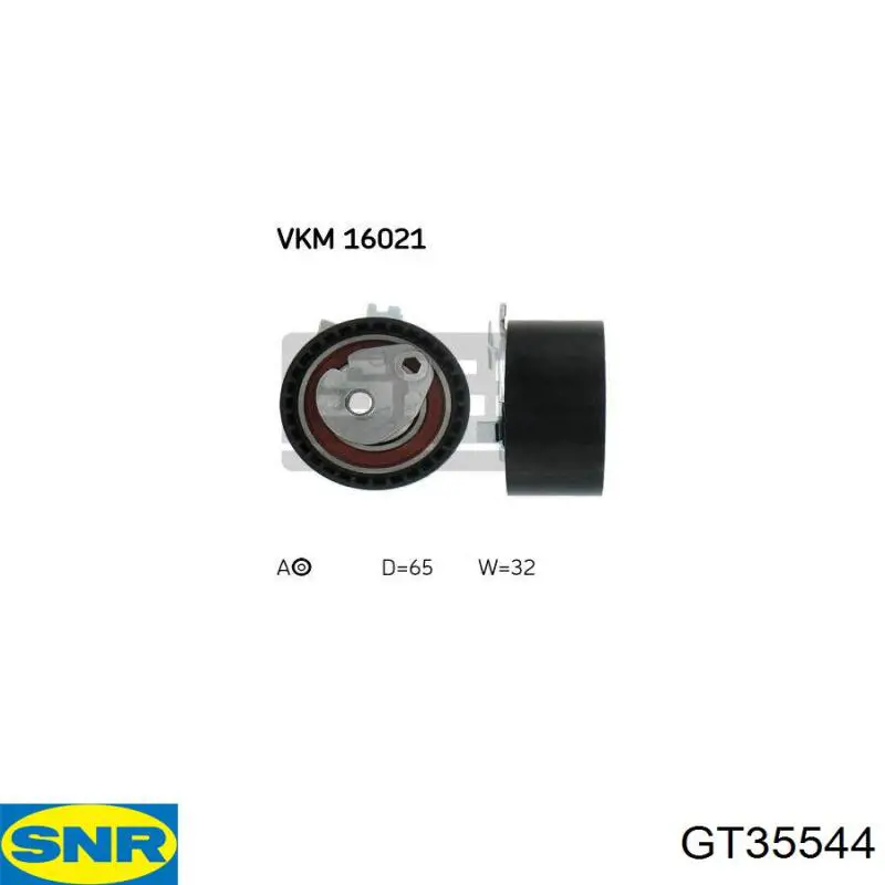 Ролик натяжителя ремня газораспределения SNR GT35544 цена, от 31.70 USD