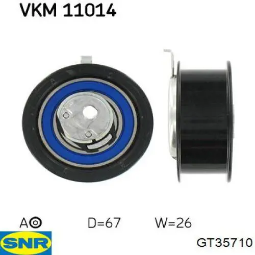GT357.10 SNR ролик грм