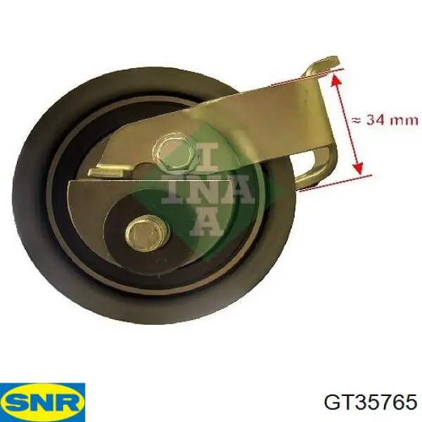 Ролик натяжителя ремня газораспределения SNR GT35765 цена, от 44.57 USD