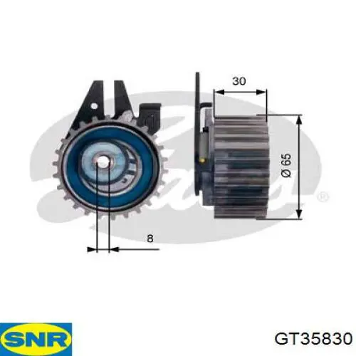 Ролик натяжителя ремня газораспределения SNR GT35830 цена, от 32.31 USD
