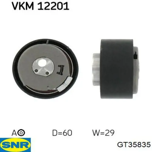 Ролик натяжителя ремня газораспределения SNR GT35835 цена, от 33.83 USD