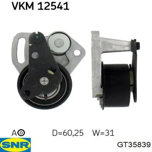 Купить GT35839 SNR Натяжитель ремня ГРМ