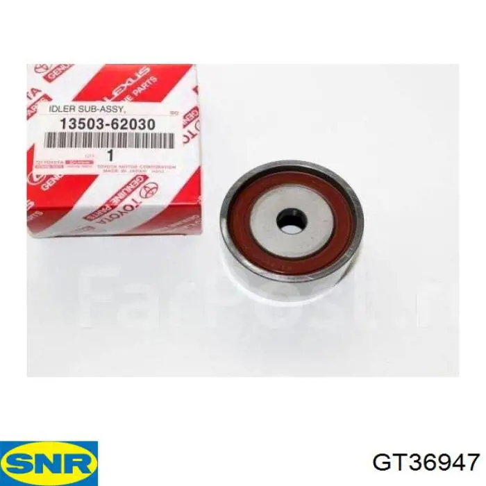Купить GT36947 SNR Ролик натяжителя газораспределительного ремня