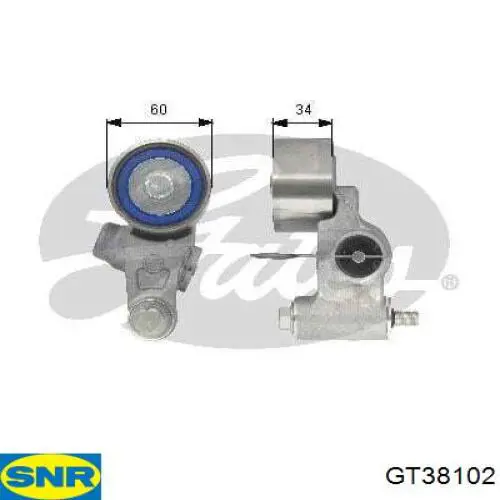 Натяжитель приводного ремня GT38102 SNR