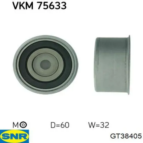 GT38405 SNR ролик грм
