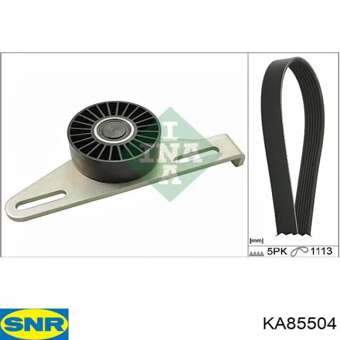 Ремень агрегатов приводной, комплект SNR KA85504 цена, от 36.47 USD