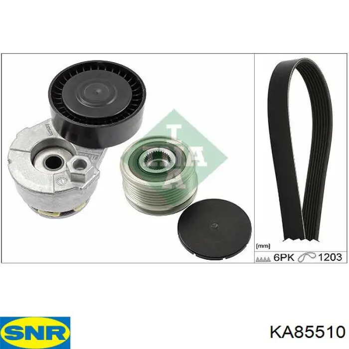 Ремень агрегатов приводной, комплект SNR KA85510
