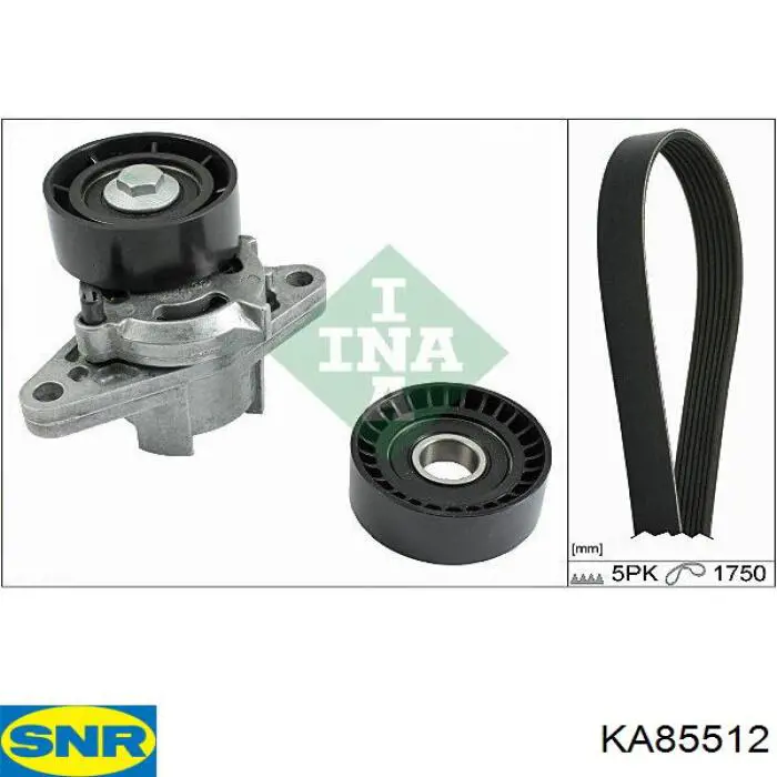 Ремень агрегатов приводной, комплект SNR KA85512