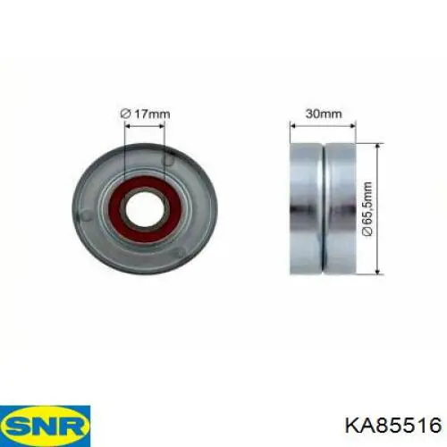 Ремень агрегатов приводной, комплект SNR KA85516 цена, от 64.46 USD