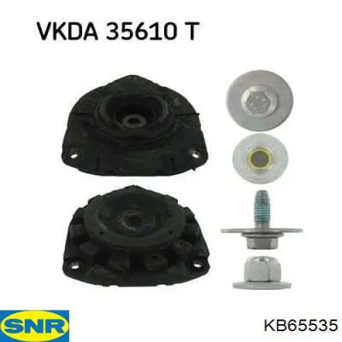 Опора стойки амортизатора переднего SNR KB65535 цена, от 43.45 USD