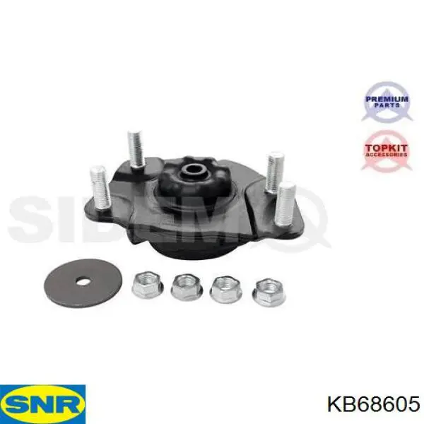 Опора стойки амортизатора переднего SNR KB68605 цена, от 45.33 USD
