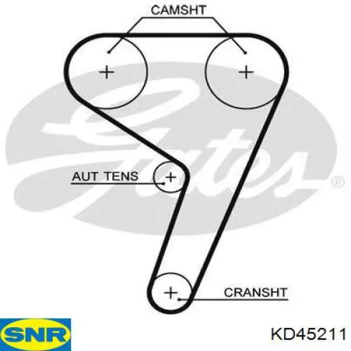 Ремень ГРМ, комплект Continental/Siemens CT881K1