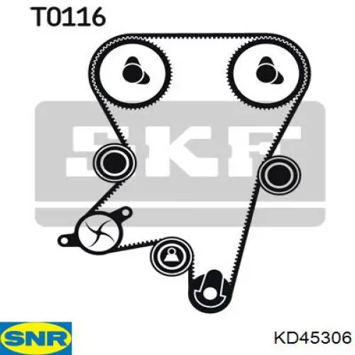 Купить KD45306 SNR Комплект ГРМ