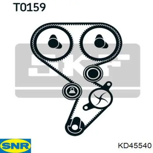 Купить KD45540 SNR Комплект ГРМ