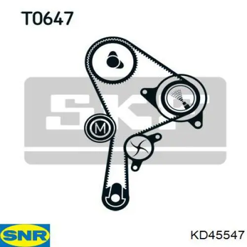 Купить KD45547 SNR Комплект ГРМ