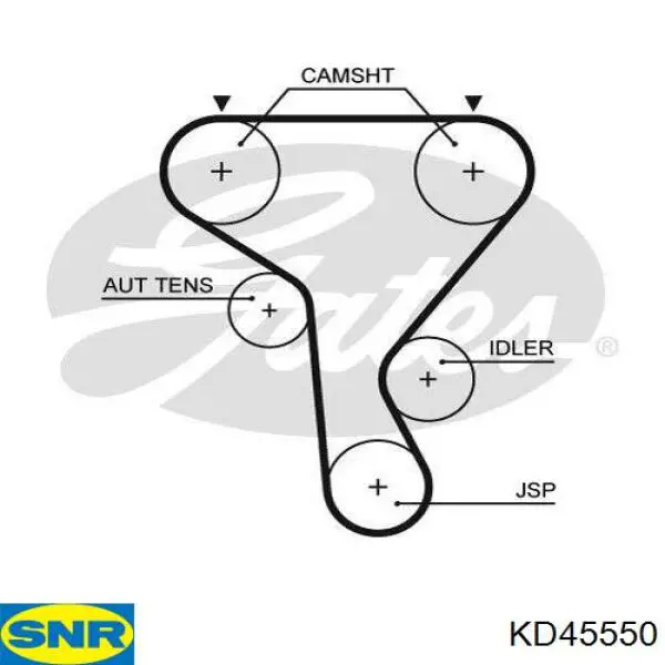Комплект ГРМ KD45550 SNR