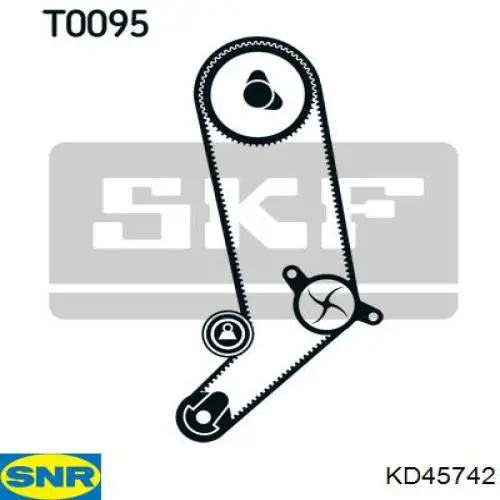 Купить KD45742 SNR Комплект ГРМ