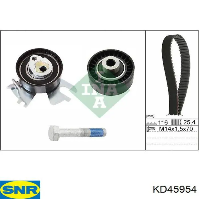 Kit de distribución KD45954 SNR