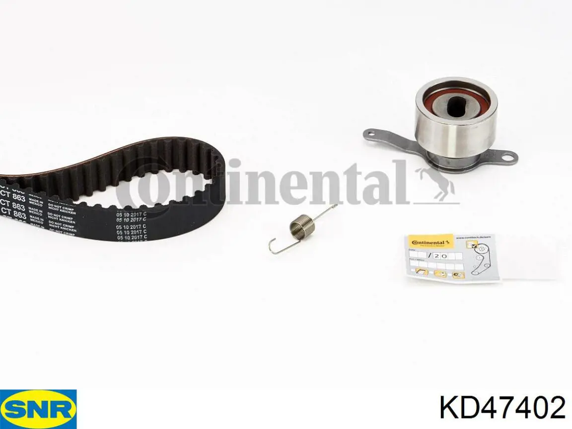 KD47402 SNR Комплект ремня ГРМ