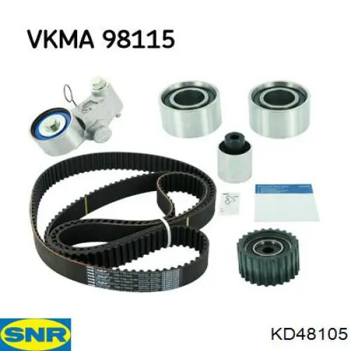 ГРМ ремни, комплект SNR KD48105 цена, от 178.62 USD
