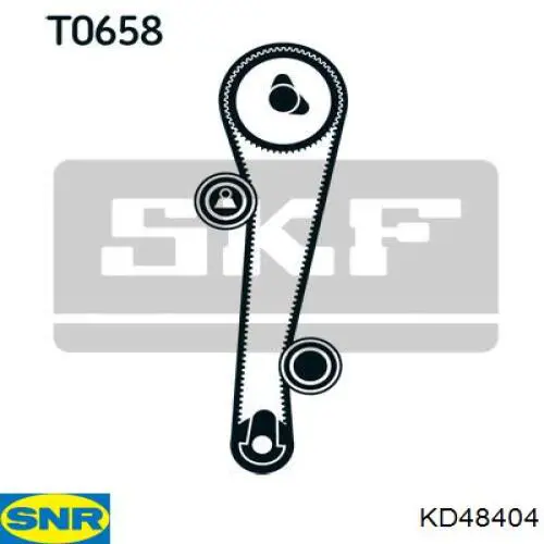 Комплект ГРМ KD48404 SNR