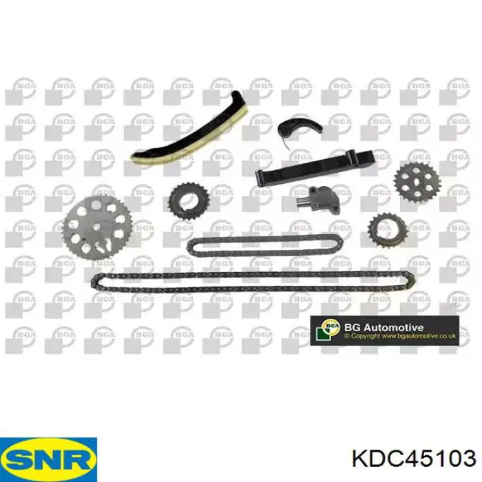 Комплект цепи ГРМ KDC45103 SNR