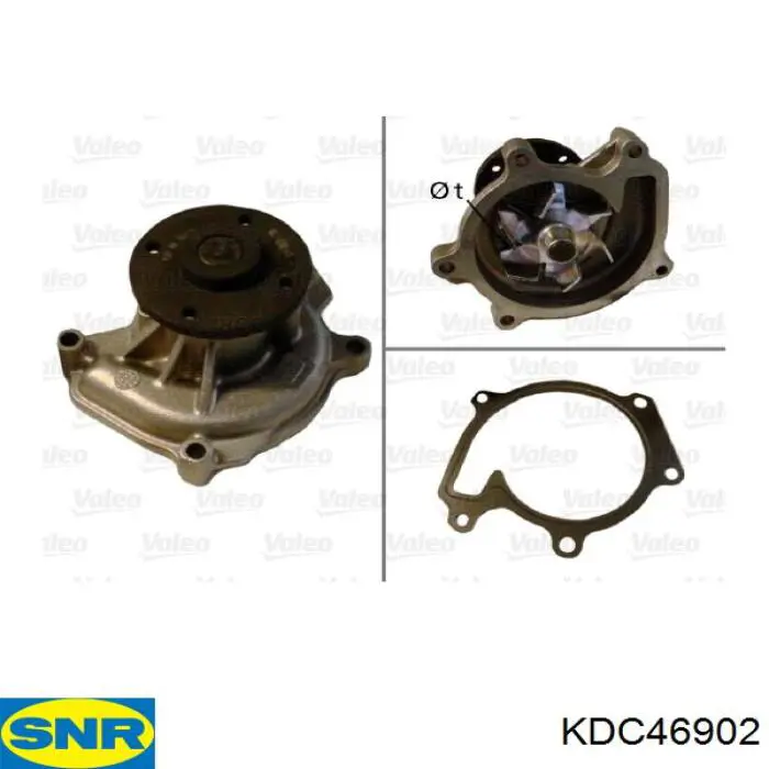 Комплект цепи ГРМ KDC46902 SNR