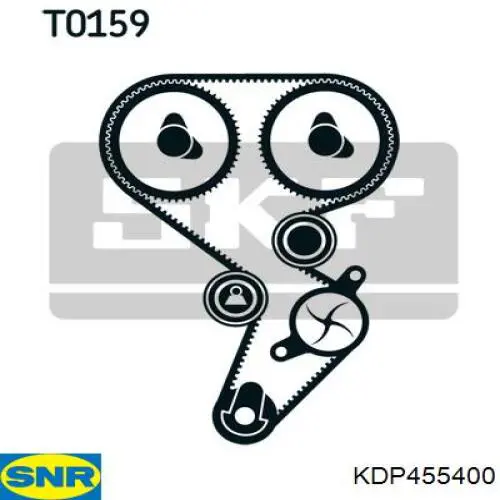 ГРМ ремни, комплект SNR KDP455400 цена, от 116.87 USD