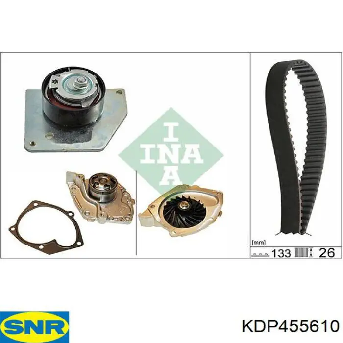 ГРМ ремни, комплект SNR KDP455610 цена, от 125.53 USD