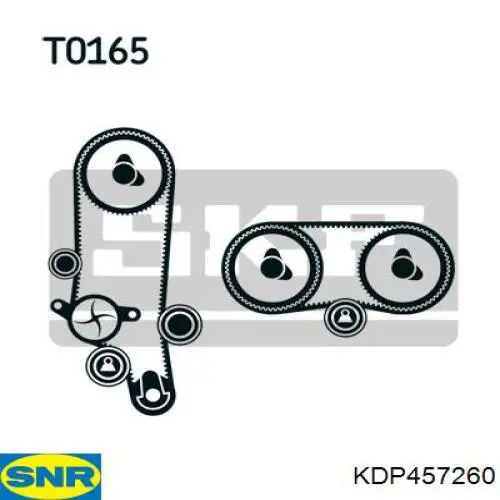 Купить KDP457260 SNR Комплект ГРМ