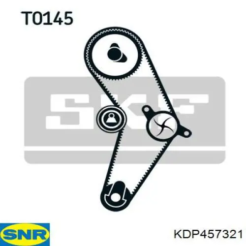 ГРМ ремни, комплект SNR KDP457321 цена, от 73.76 USD