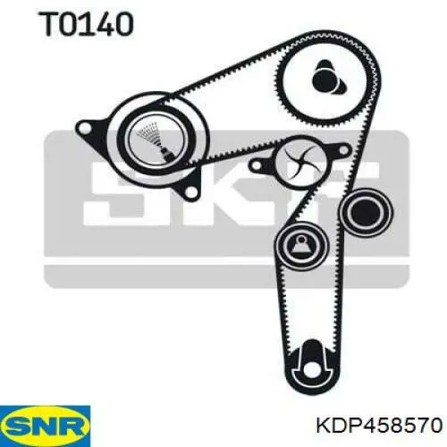 ГРМ ремни, комплект SNR KDP458570 цена, от 136.71 USD