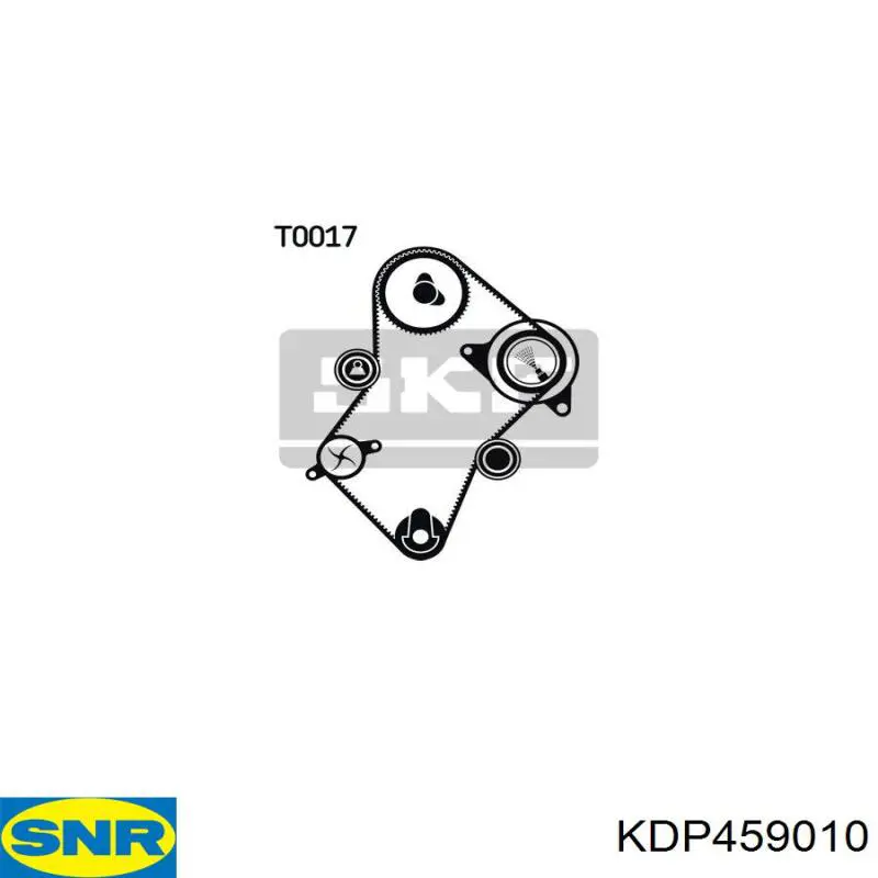 Купить KDP459010 SNR Комплект ГРМ